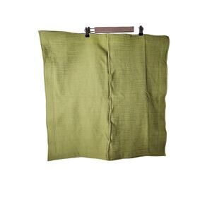 DANIEL CREMIEUX Green Woven Knit Lightweight EURO Sham 26x26 Qty 1
